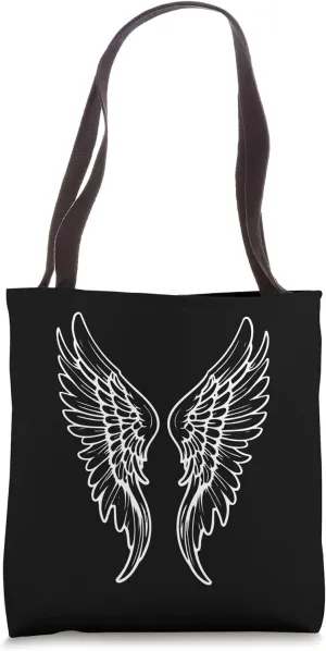 Wings of Faith Compassion Devotion Courage Sympathy Nursing Tote Bag