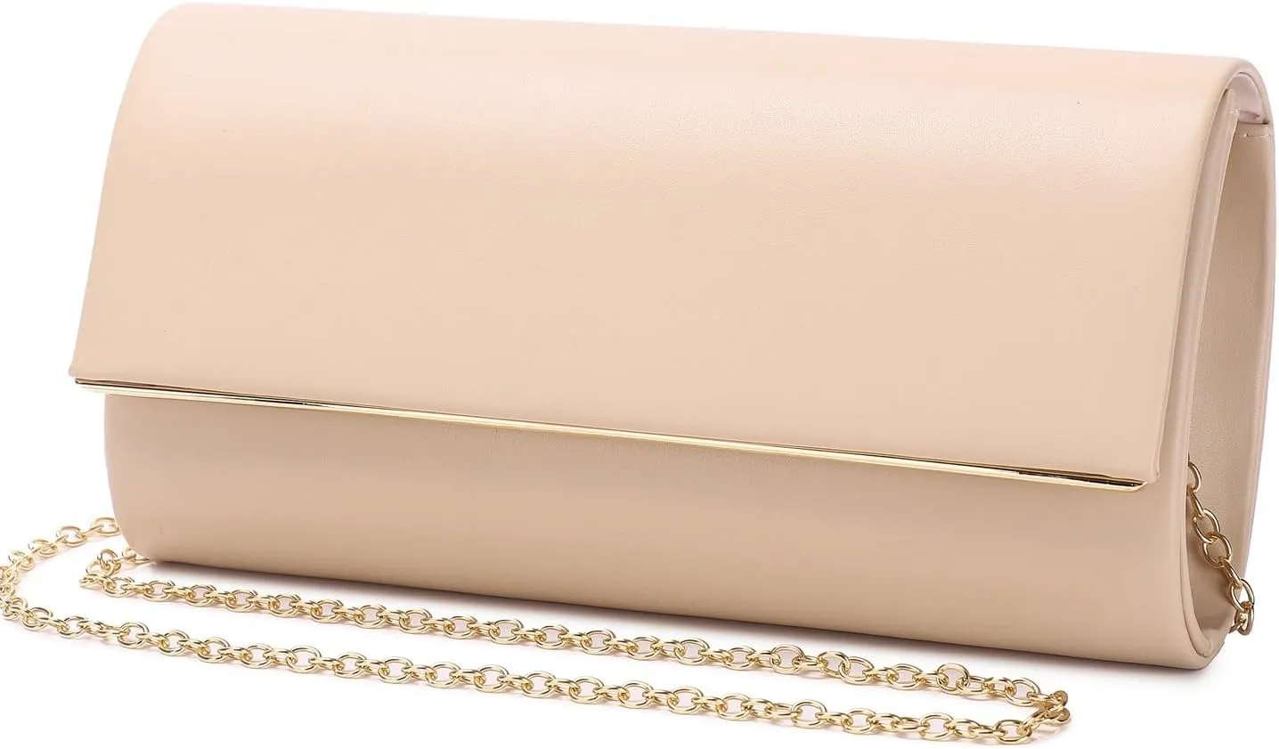 Women Evening Bag Vegan Leather Clutch Purse Shoulder Crossbody Envelope Bag for Party Wedding Prom Bridal