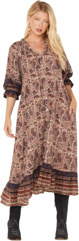 Women's Lola Midi Dress - CRAFA2228 US Multi