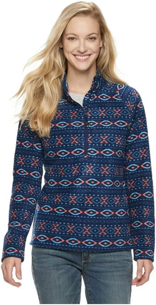 Women's ZeroXposur Summit 1/4 Textured Fleece Jacket Large