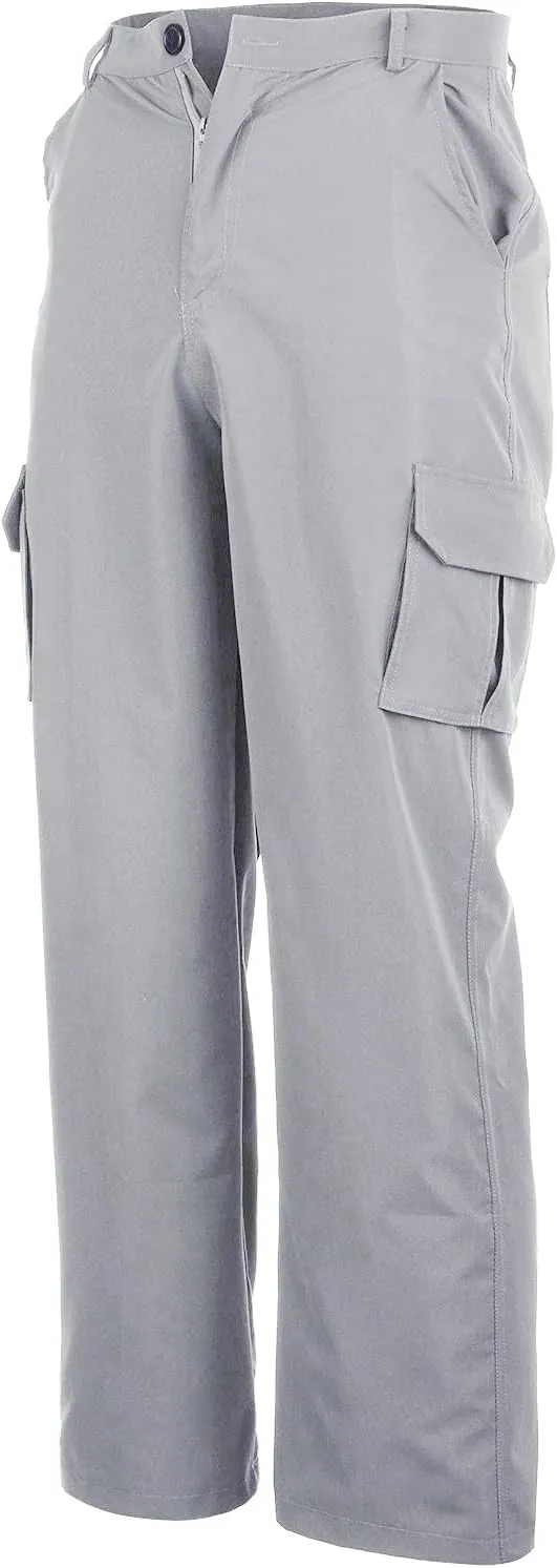 Work Pants Men Heavy Duty Multi Pocket Reinforced Knees Durable Utility Carpenter Construction Trousers with Pockets