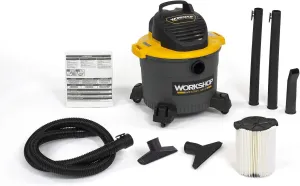 WORKSHOP Wet/Dry Vacs Shop Vacuum WS0915VA 9-Gallon 4.25 Peak HP General Purpose Wet Dry Vacuum Cleaner with Filter, Dust Bag, Hose and Attachments for Home, Garage and Automotive Cleaning