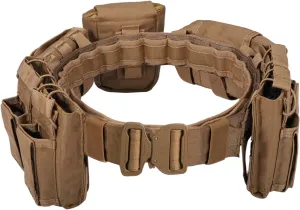YAKEDA Tactical Battle Belt Duty Belts Law Enforcement Police Utility Belt With Pouches 7 in 1