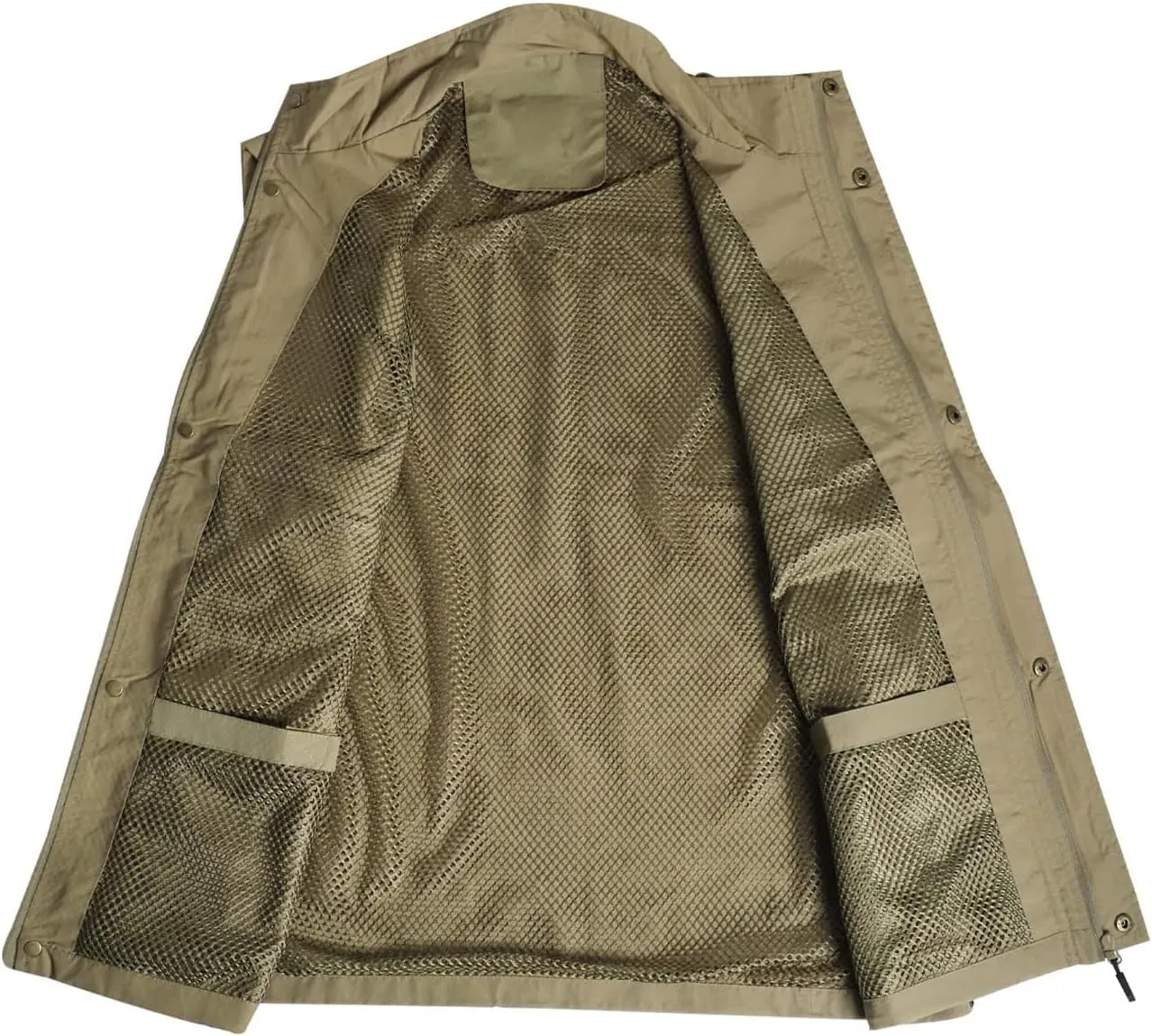 Yimoon Men’s Utility Fishing Vest Summer Lightweight Safari Travel Cargo Vest Outdoor Work Vests Multi Pockets