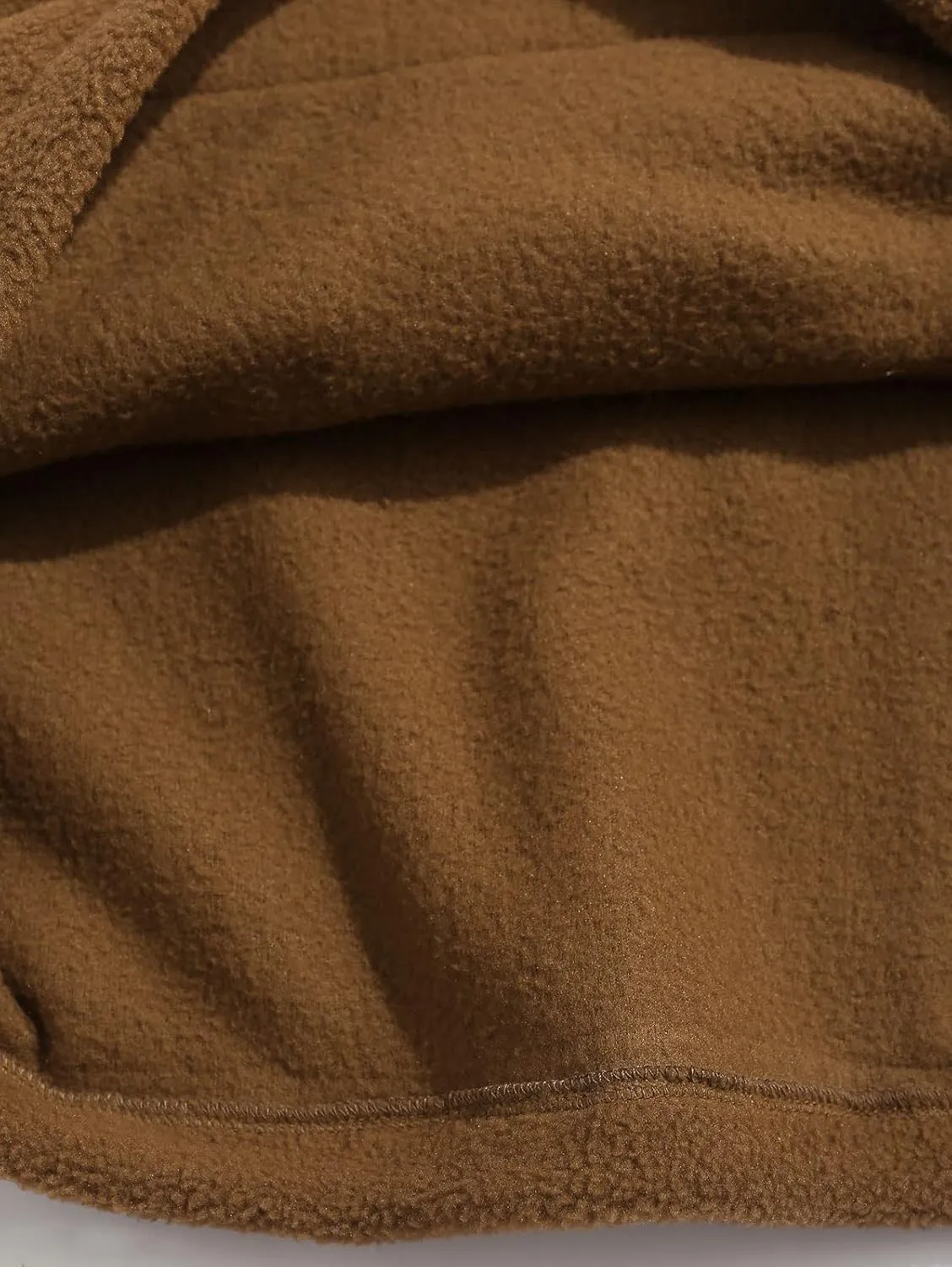 ZAFUL Men's Fluffy Polar Fleece Sweatshirt NEW YORK Embroidery Colorblock Half Zip Unisex Hoodie