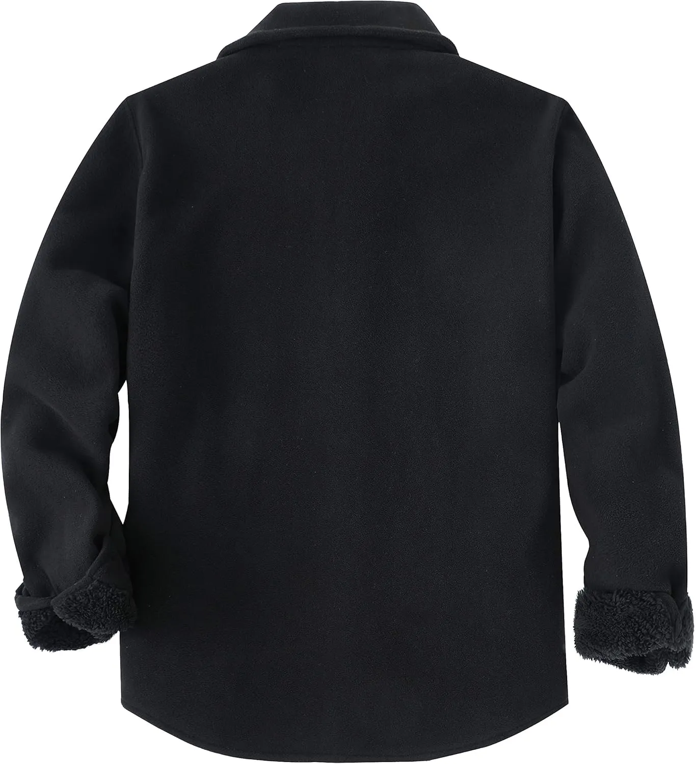 ZENTHACE Men's Warm Sherpa Lined Fleece Plaid Flannel Shirt Jacket(All Sherpa Fleece Lined)