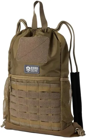 Zero Foxtrot Tactical Drawstring Bag - Coyote Brown